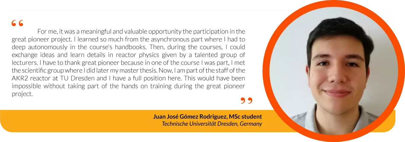 Student testimonial from Juan Rodriguez